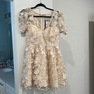 NWT Cream dress - perfect for bridal events!!